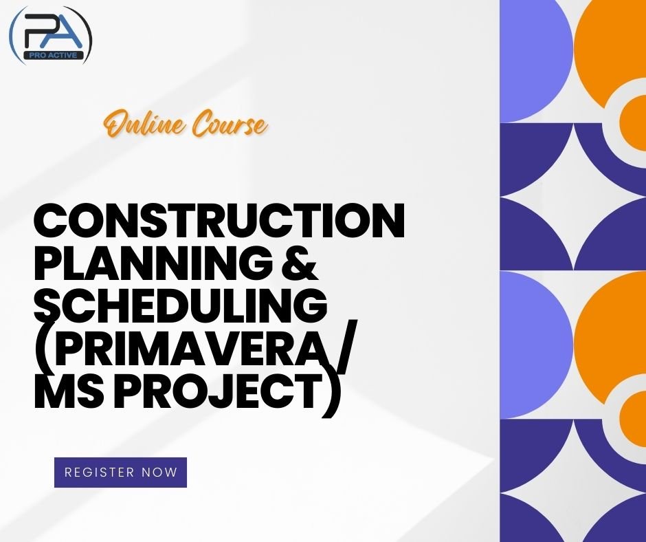 Construction Planning & Scheduling (Primavera / MS Project)