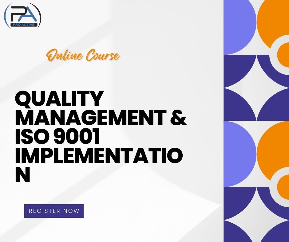 Quality Management & ISO 9001 Implementation