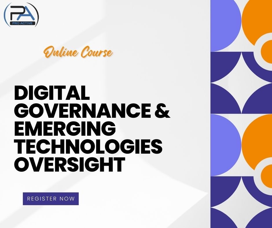Digital Governance & Emerging Technologies Oversight